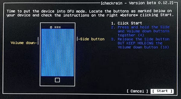 Masuk ke Mod Dfu pada iPhone