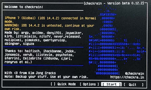 Mula Menggunakan Checkra1n