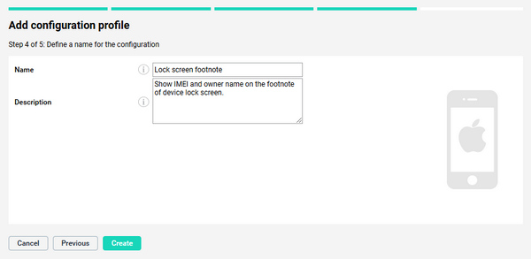 Exemplu de profil de configurare