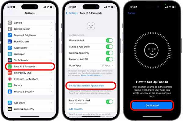 新增另一個 Face ID