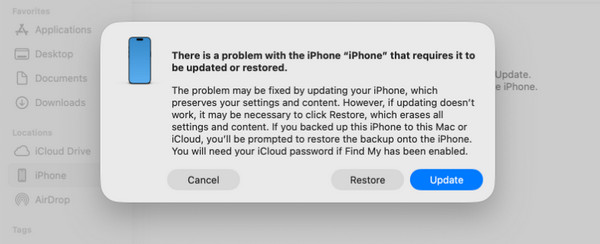 Click Restore Button