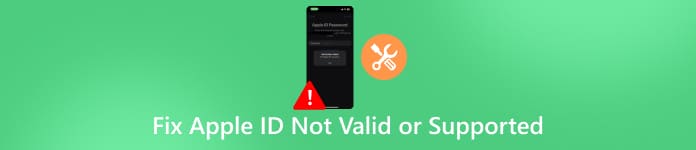 Naprawa Apple ID nie jest prawidłowy lub obsługiwany
