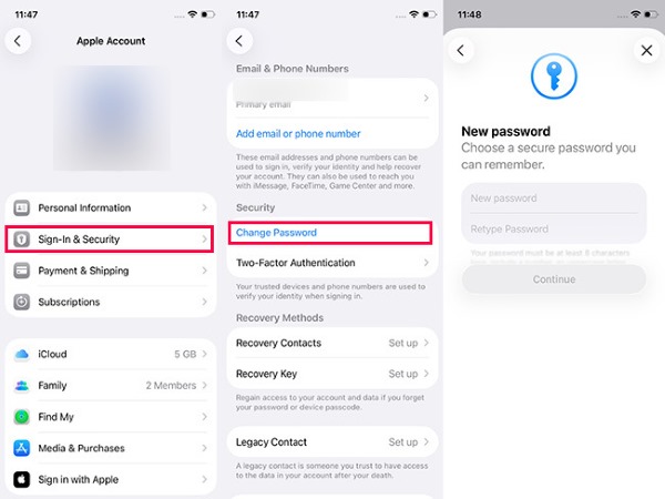 Zresetuj hasło do konta Apple na iPhonie
