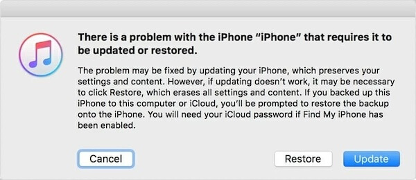 iPhoneをアップデートまたは復元する