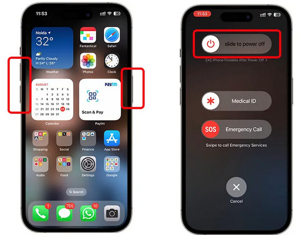 Перезагрузите iOS