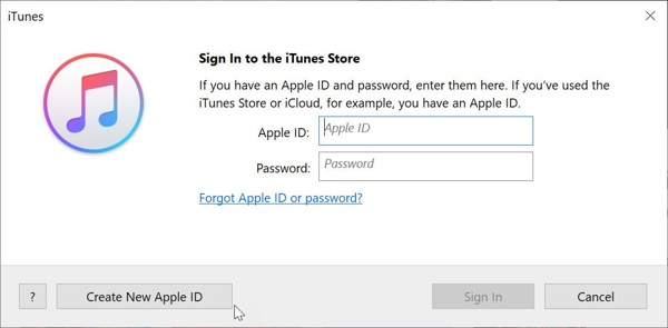 สร้างบัญชี Apple ใหม่ใน iTunes