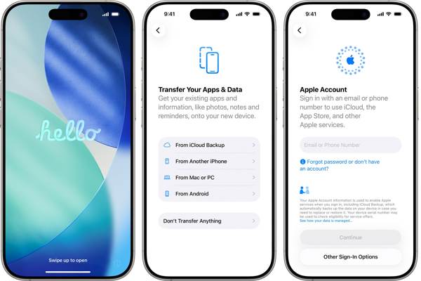 ตั้งค่า Apple ID บน iPhone