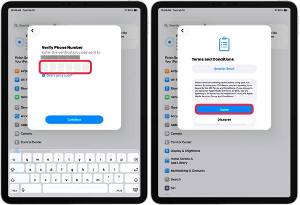 เงื่อนไขการใช้บริการ iPad