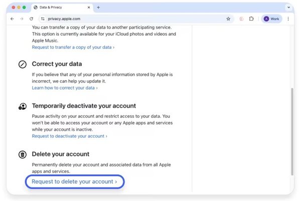 Memohon Padam Apple ID