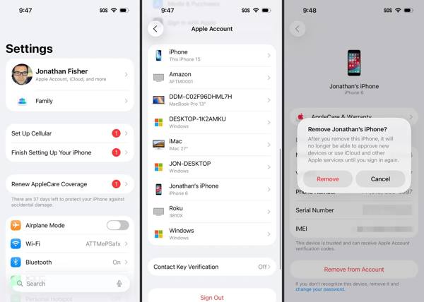 iCloud’u iPhone’dan Kaldırma