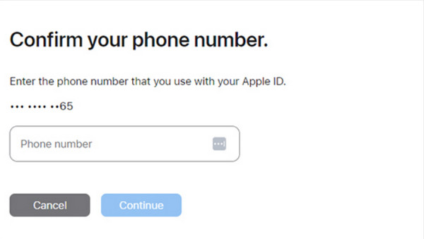 Vahvistuskoodi iForgot