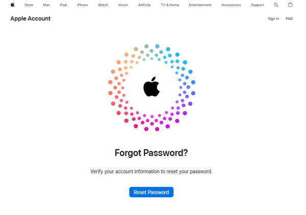 iForgot Apple Com ‑käyttöliittymä