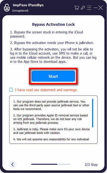 Επιβεβαιώστε το iCloud Activation Lock Bypassing