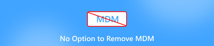 Nessuna opzione per rimuovere MDM