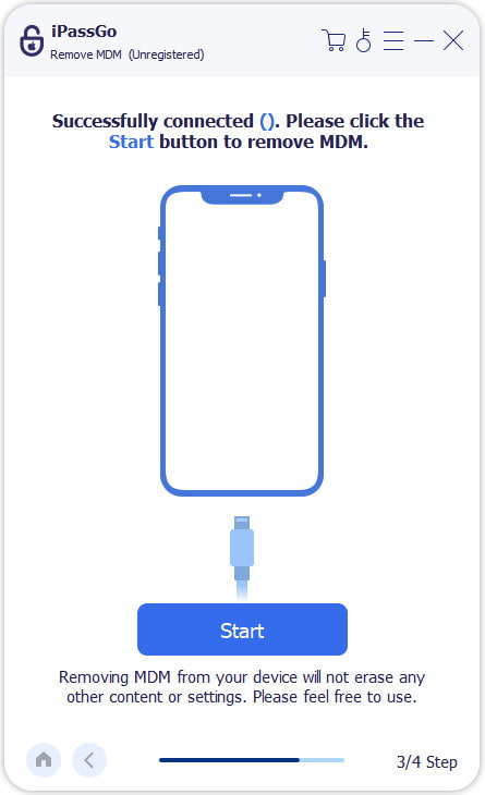 Avvia la rimozione di iPassgo