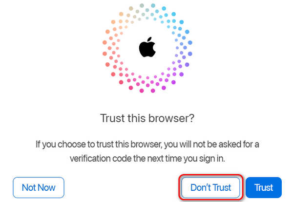 Non considerare attendibile