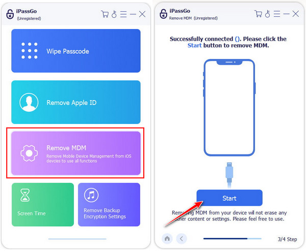 Ανοίξτε το Remove MDM
