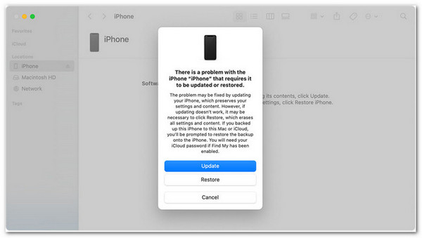 Use iTunes to Reset iPhone without Restrictions Passcode