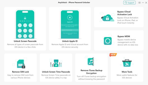 Anyunlock Interface