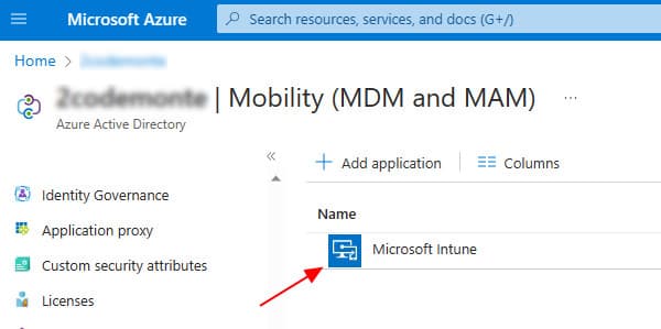 Access Microsoft Intune