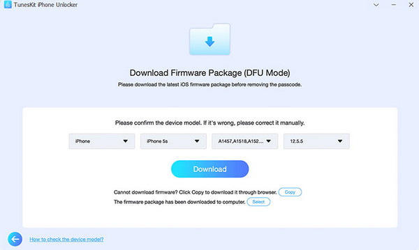 Firmware letöltése