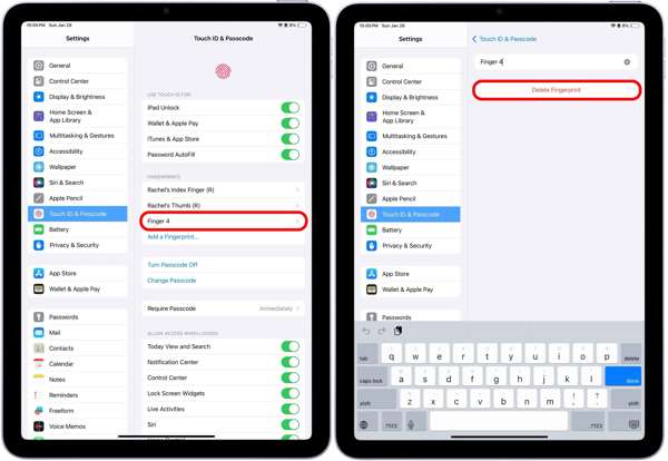 Delete Touch ID