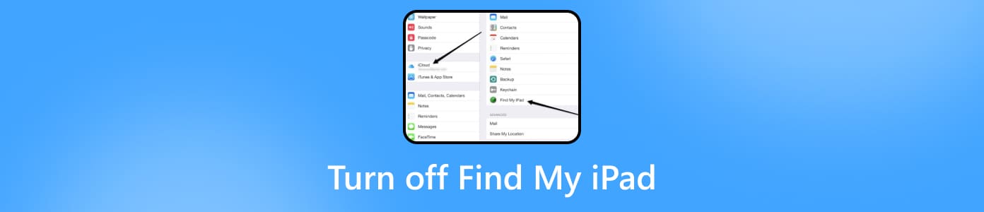 إيقاف تشغيل ميزة "العثور على جهاز iPad"