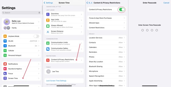 Korlátozások kikapcsolása iOS 12-n