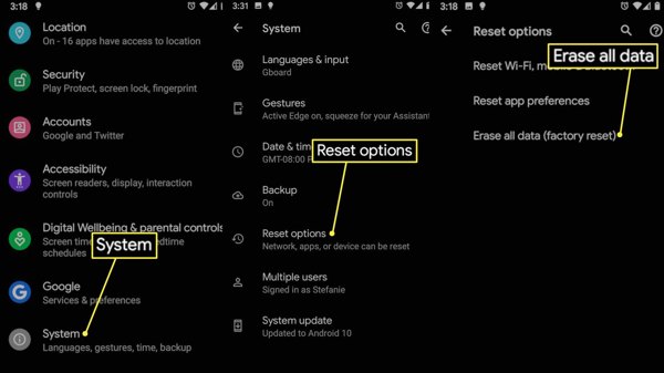 Tetap Semula Android