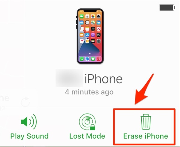 在“查找”中抹掉 iPhone iPad