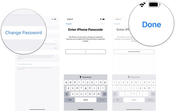รีเซ็ตบัญชี iCloud บน iPhone
