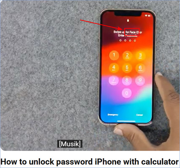 利用 Face ID 解鎖 iPhone 計算機騙局