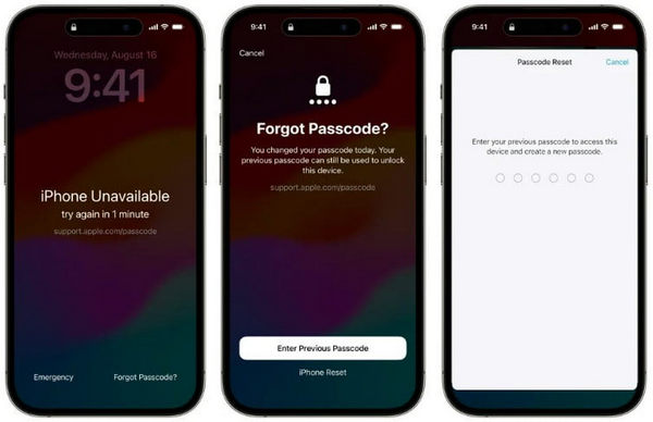 iPhone feloldása régi jelszóval