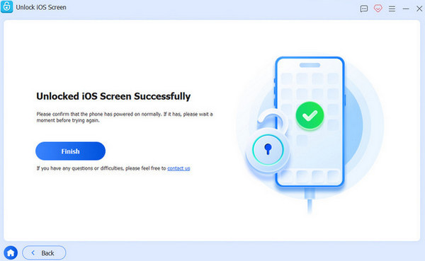 选择“完成”按钮