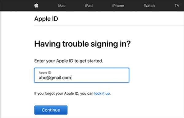 Ξεκλείδωμα iPhone με Κλειδί Ανάκτησης