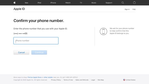Ξεκλείδωμα iPhone με αριθμό τηλεφώνου