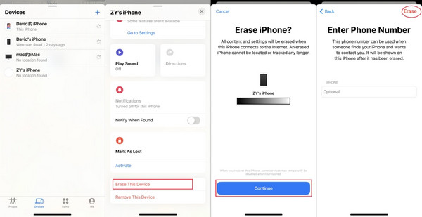 Tocca il pulsante Continua