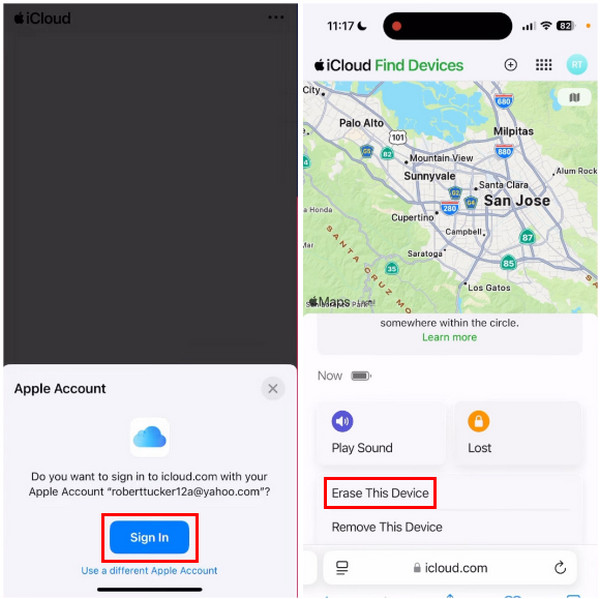 Tocca il pulsante Inizializza questo dispositivo