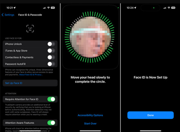 Periksa Pengaturan Face ID