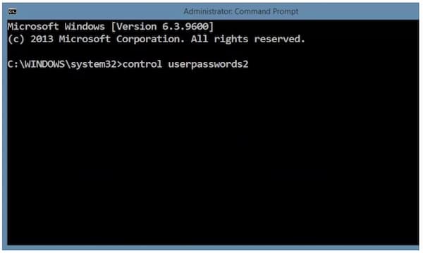 Bypass Windows 8 Password with CMD