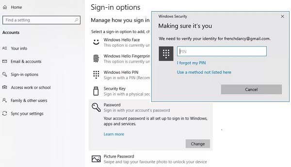 Change Password