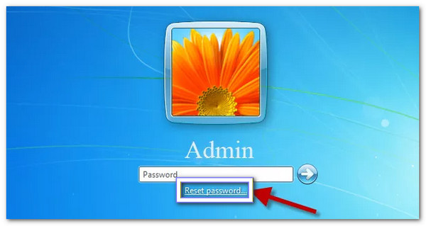 Click On Reset Password