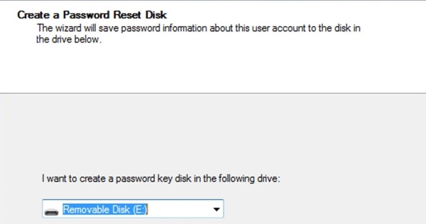 اختيار محرك أقراص USB
