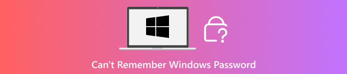Kan ikke huske Windows-adgangskoden