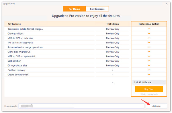 Kde získat licenční kód pro Easeus Partition Master