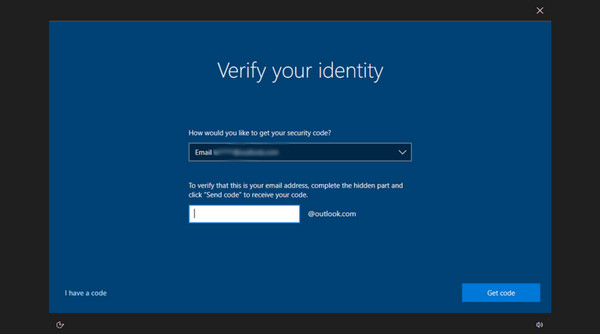 Fai clic sul pulsante Ottieni codice