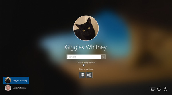 Fai clic sul pulsante Ho dimenticato la mia password