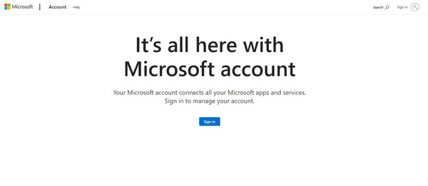 Fare clic sul pulsante Accedi