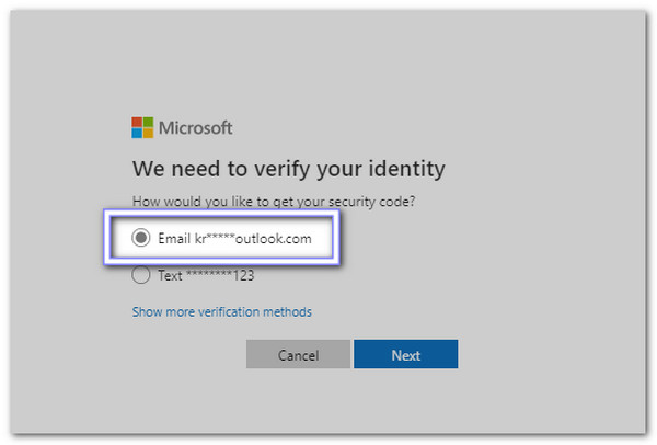 احصل على رمز التحقق