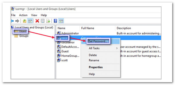 استخدام حساب المسؤول